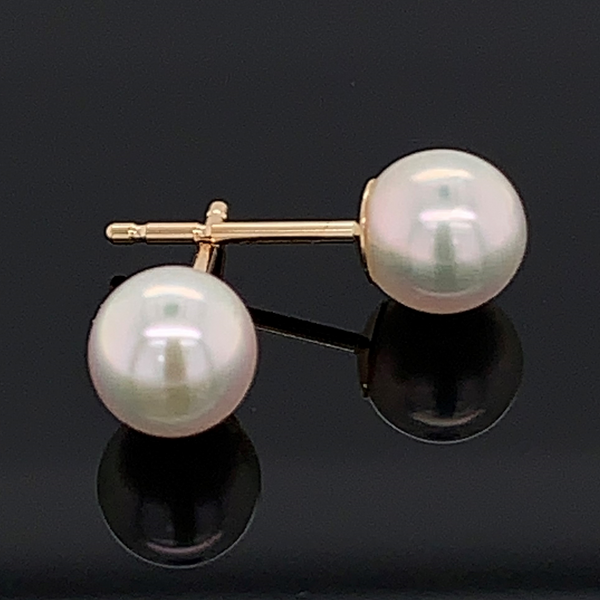 5mm Akoya Pearl Stud Earrings Geralds Jewelry Oak Harbor, WA