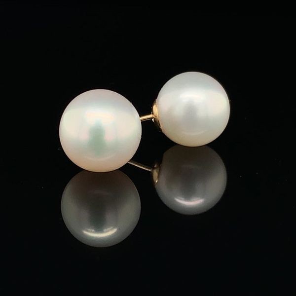 8.5mm Cultured Pearl Stud Earrings Geralds Jewelry Oak Harbor, WA