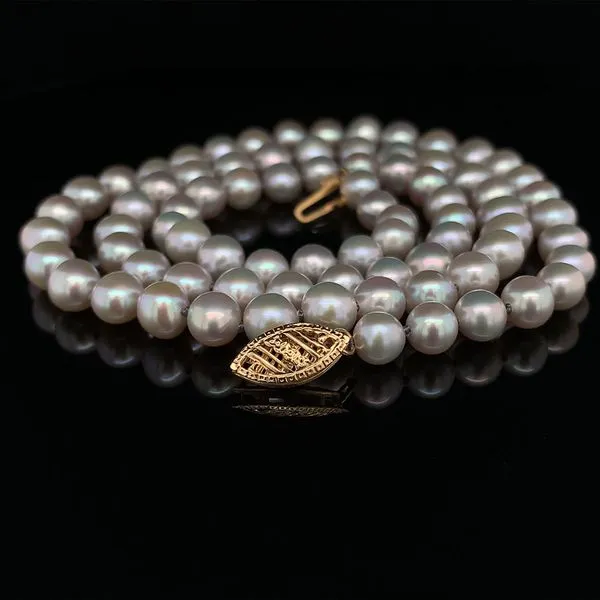 Gray Freshwater Pearl Necklace Geralds Jewelry Oak Harbor, WA