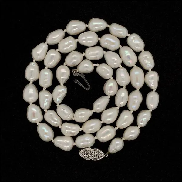 Freshwater Baroque Pearl Necklace Image 2 Geralds Jewelry Oak Harbor, WA