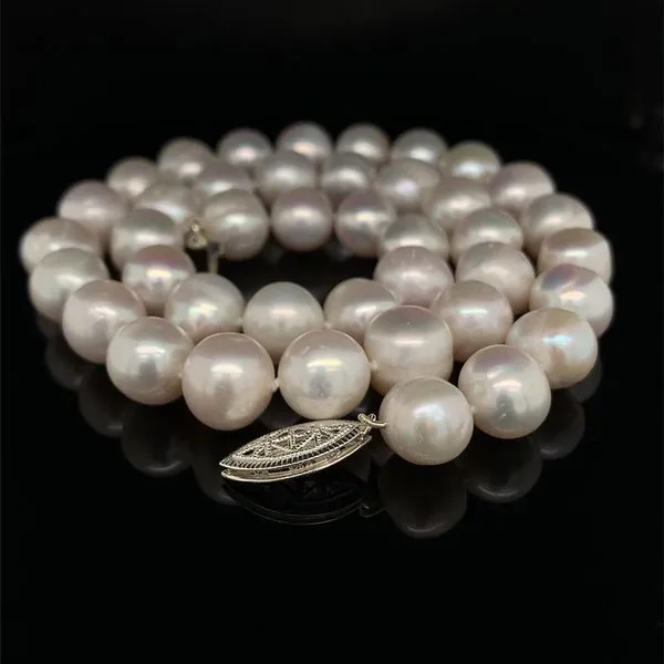 10Mm Freshwater Pearl Necklace Strand Image 2 Geralds Jewelry Oak Harbor, WA