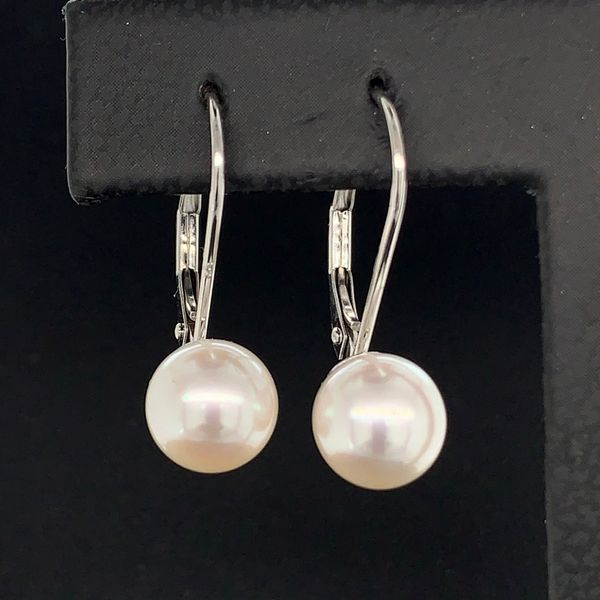 7Mm Akoya A Pearl Leverback Earrings Geralds Jewelry Oak Harbor, WA