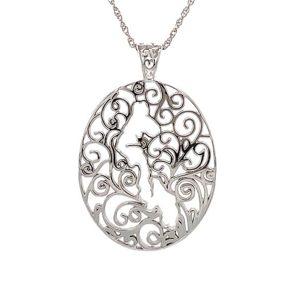 Whidbey Island Filigree Pendant Image 4 Geralds Jewelry Oak Harbor, WA