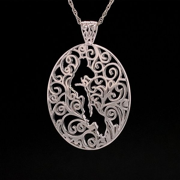 Whidbey Island Filigree Pendant Geralds Jewelry Oak Harbor, WA