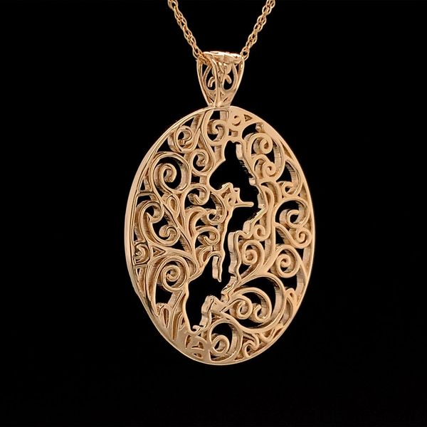 Whidbey Island Filigree Pendant Image 3 Geralds Jewelry Oak Harbor, WA