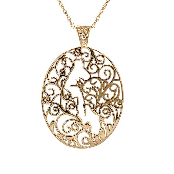 Whidbey Island Filigree Pendant Image 4 Geralds Jewelry Oak Harbor, WA