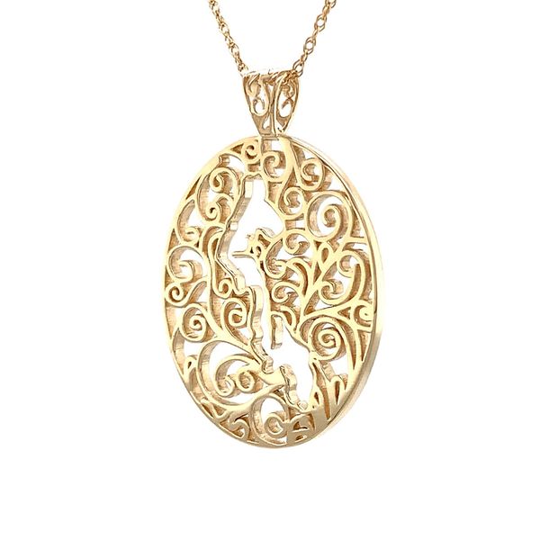 Whidbey Island Filigree Pendant Image 5 Geralds Jewelry Oak Harbor, WA