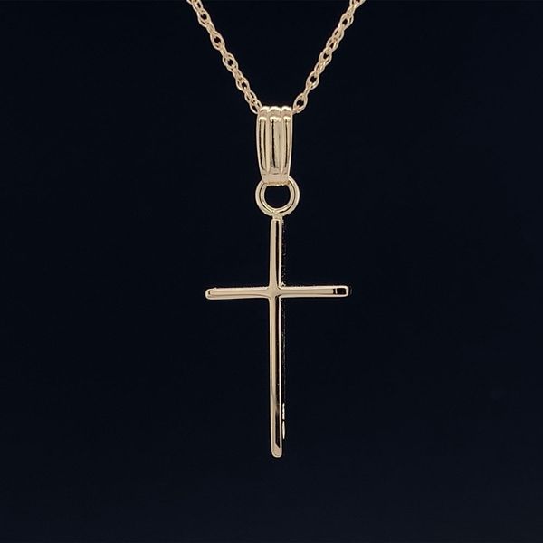 14K Yellow Gold CrossPendant Geralds Jewelry Oak Harbor, WA