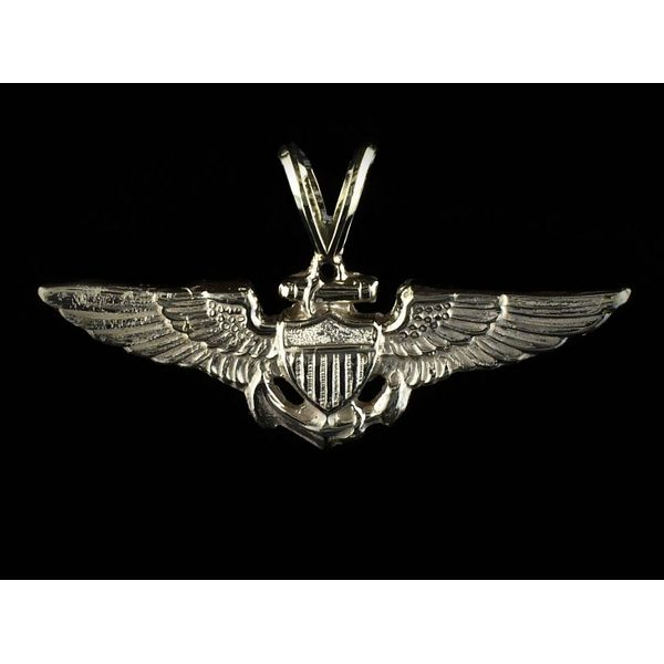 14k Pilots Wings Pendant, Sweetheart Size Geralds Jewelry Oak Harbor, WA