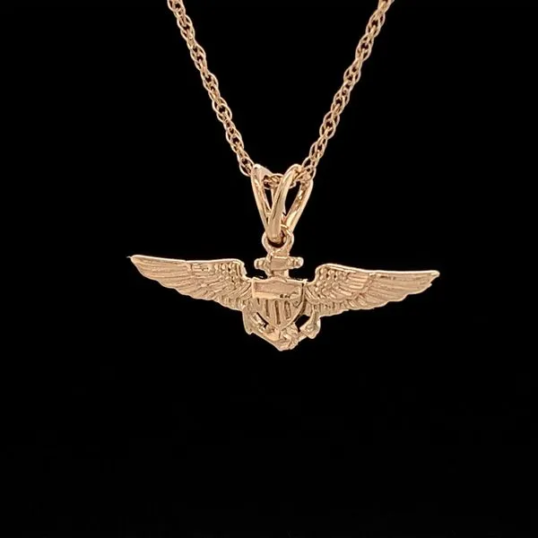 Mini Size Pilot Wings Pendant Image 2 Geralds Jewelry Oak Harbor, WA