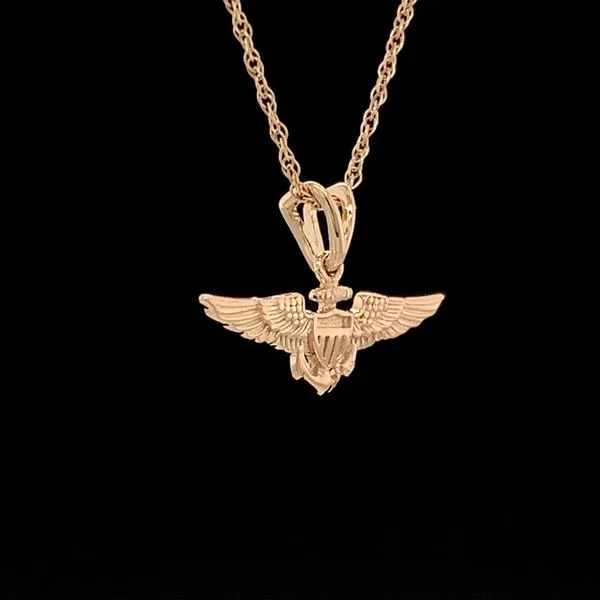 Mini Size Pilot Wings Pendant Image 3 Geralds Jewelry Oak Harbor, WA