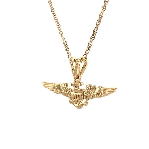 Mini Size Pilot Wings Pendant Image 5 Geralds Jewelry Oak Harbor, WA