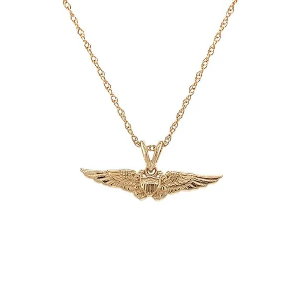 Mini NFO Wings Pendant Image 4 Geralds Jewelry Oak Harbor, WA