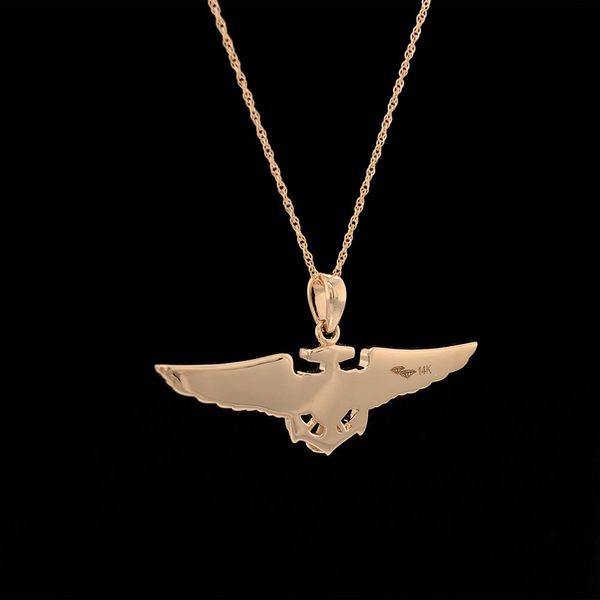 Sweetheart Size Pilot Wings Pendant Image 4 Geralds Jewelry Oak Harbor, WA