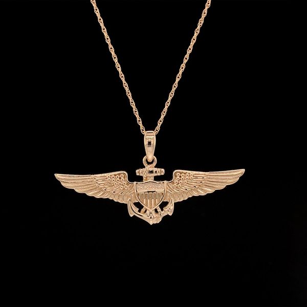 Sweetheart Size Pilot Wings Pendant Geralds Jewelry Oak Harbor, WA