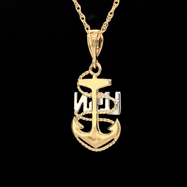 Custom US Navy CPO Pendant Image 3 Geralds Jewelry Oak Harbor, WA