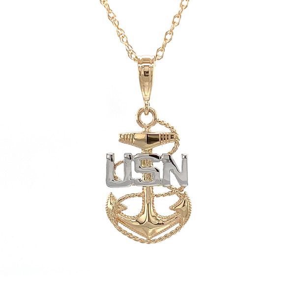 Custom US Navy CPO Pendant Image 4 Geralds Jewelry Oak Harbor, WA