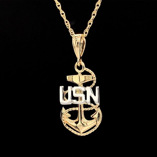 Custom US Navy CPO Pendant Geralds Jewelry Oak Harbor, WA