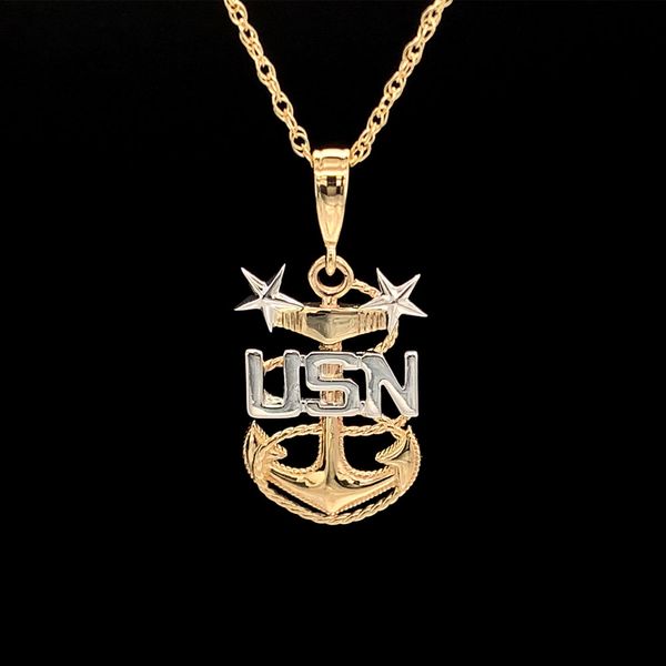 Custom US Navy Master Chief Pendant Geralds Jewelry Oak Harbor, WA