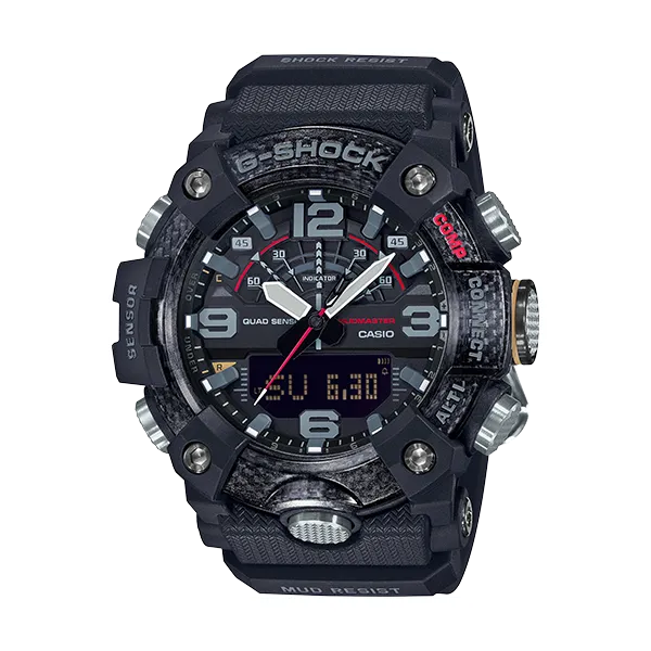 Casio G-Shock Mudmaster, Thermometer, Altimeter, Barometer, Digital Compass, Step Counter, Connected Geralds Jewelry Oak Harbor, WA