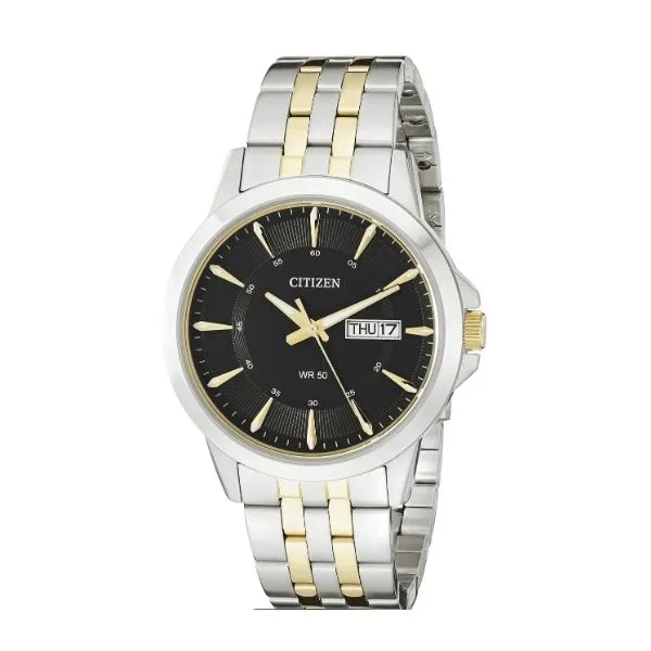 Men's Quartz Citizen Two-Tone Stainless Steel Watch Geralds Jewelry Oak Harbor, WA