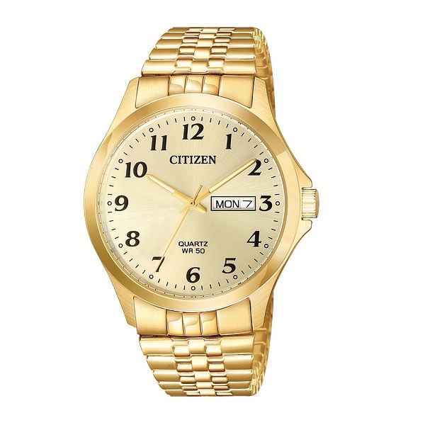 Citizen's Men's Quartz Gold-Tone Stainless Steel Geralds Jewelry Oak Harbor, WA