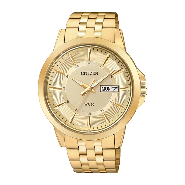 Citizen Men's Quartz Gold-Tone Stainless Steel Watch Geralds Jewelry Oak Harbor, WA