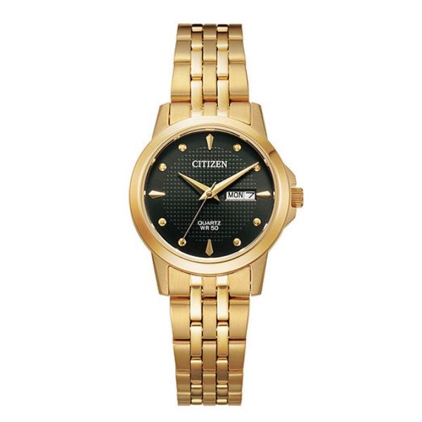 Ladies Citizen Gold-Tone Stainless Steel Quartz Watch Geralds Jewelry Oak Harbor, WA