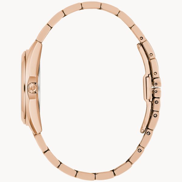 Bulova Diamond Classic Surveyor Ladies Watch Image 2 Geralds Jewelry Oak Harbor, WA