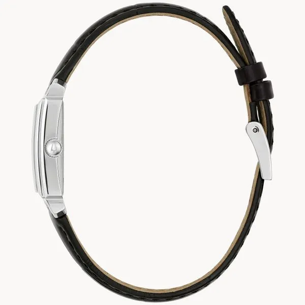Bulova Sutton Black And Mother Of Pearl Ladies Watch Image 2 Geralds Jewelry Oak Harbor, WA