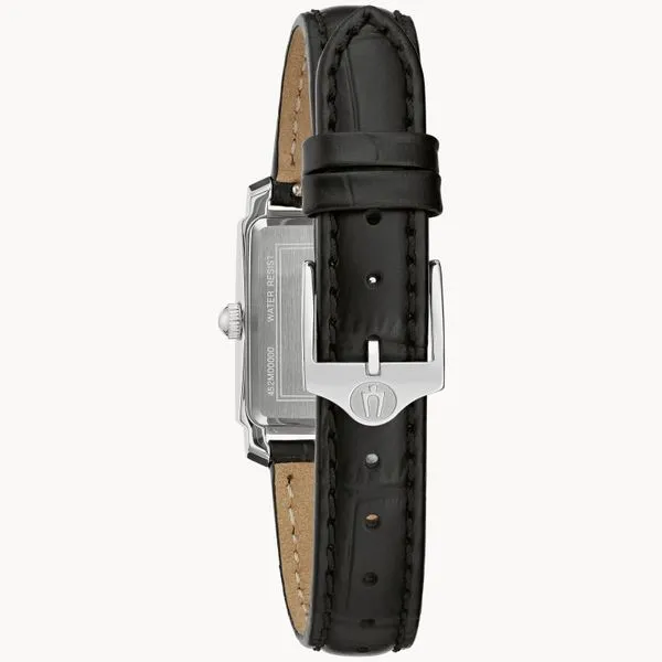 Bulova Sutton Black And Mother Of Pearl Ladies Watch Image 3 Geralds Jewelry Oak Harbor, WA