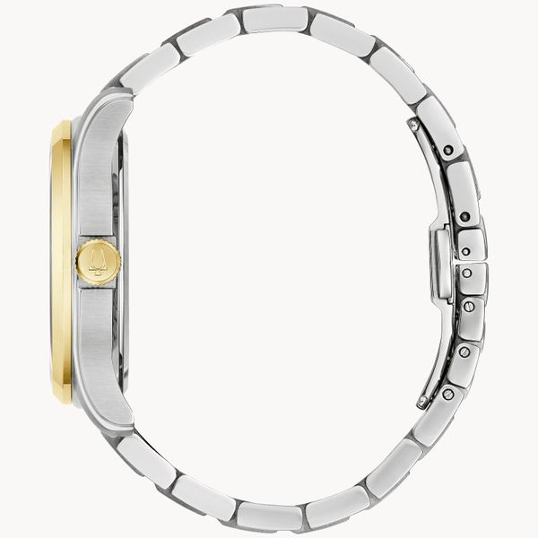 Bulova Classic Wilton Two-Tone Men's Watch Image 2 Geralds Jewelry Oak Harbor, WA