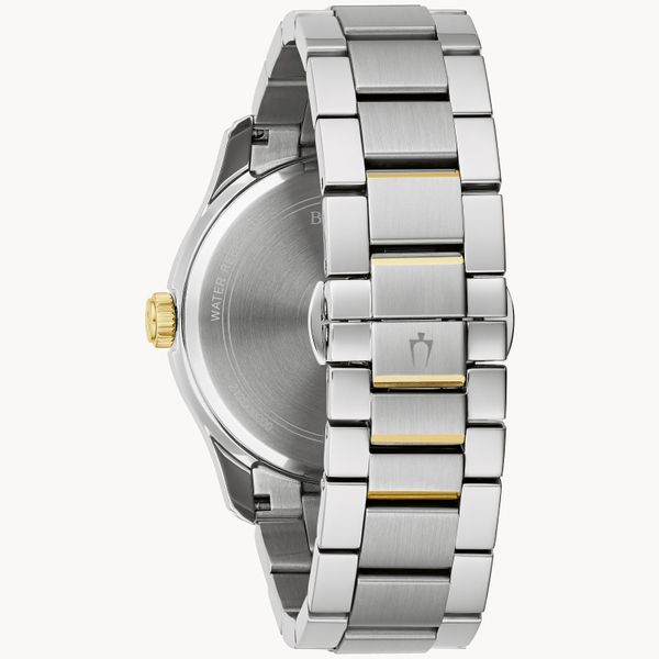 Bulova Classic Wilton Two-Tone Men's Watch Image 3 Geralds Jewelry Oak Harbor, WA