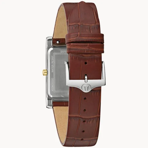 Bulova Classic Sutton Brown Leather Men's Watch Image 3 Geralds Jewelry Oak Harbor, WA