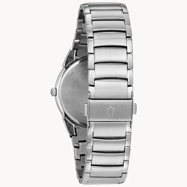 Bulova Classic Stainless Steel Men's Watch Image 3 Geralds Jewelry Oak Harbor, WA