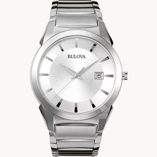 Bulova Classic Stainless Steel Men's Watch Geralds Jewelry Oak Harbor, WA