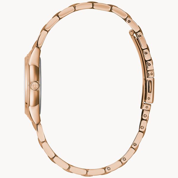 Bulova Classic Sutton Rose-Tone Ladies Watch Image 2 Geralds Jewelry Oak Harbor, WA