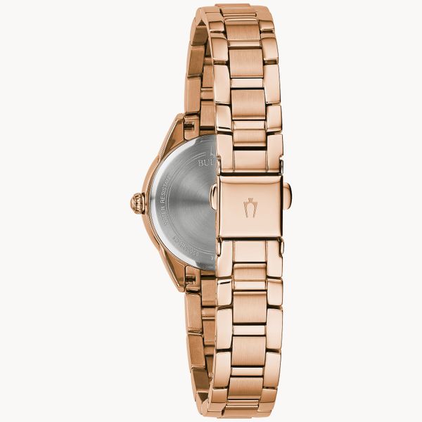 Bulova Classic Sutton Rose-Tone Ladies Watch Image 3 Geralds Jewelry Oak Harbor, WA