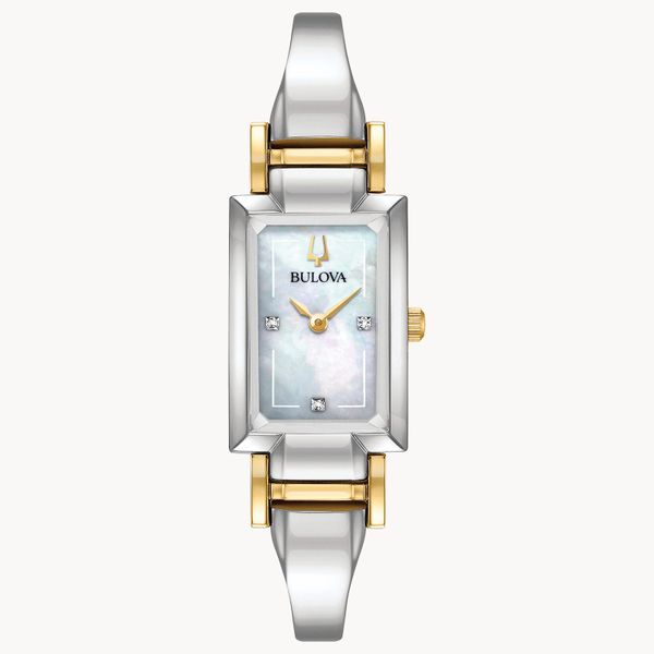 Bulova Ladies Dress Classic Two-Tone Watch Geralds Jewelry Oak Harbor, WA
