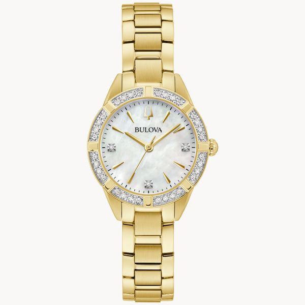 Bulova Ladies Classic Sutton Yellow-Tone Watch Geralds Jewelry Oak Harbor, WA