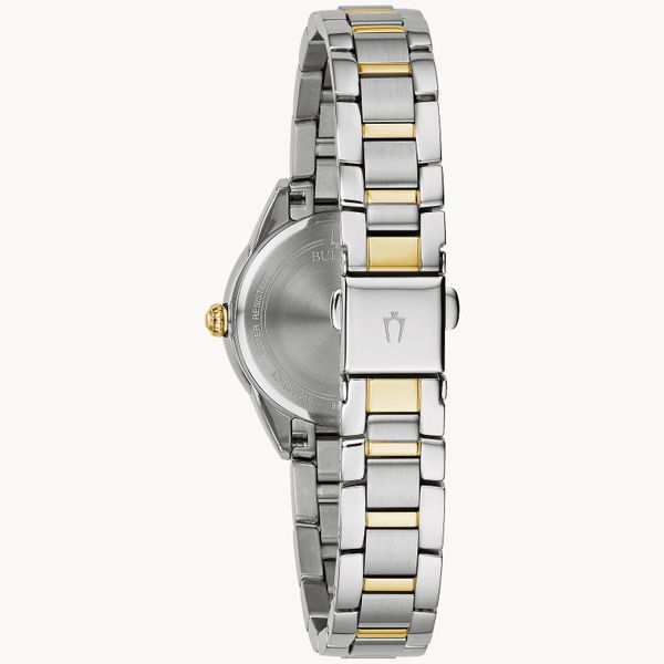 Bulova Classic Sutton Two-Tone Ladies Watch Image 3 Geralds Jewelry Oak Harbor, WA