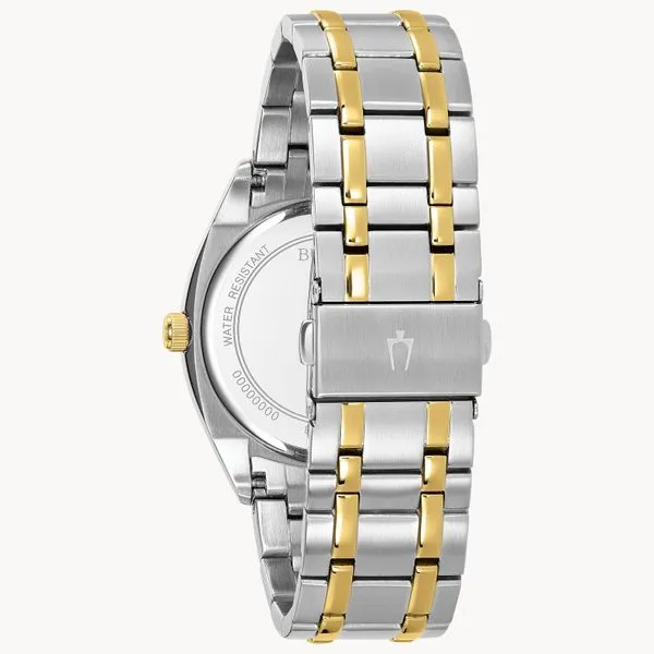 Bulova Classic Surveyor Two-Tone Men's Watch Image 3 Geralds Jewelry Oak Harbor, WA
