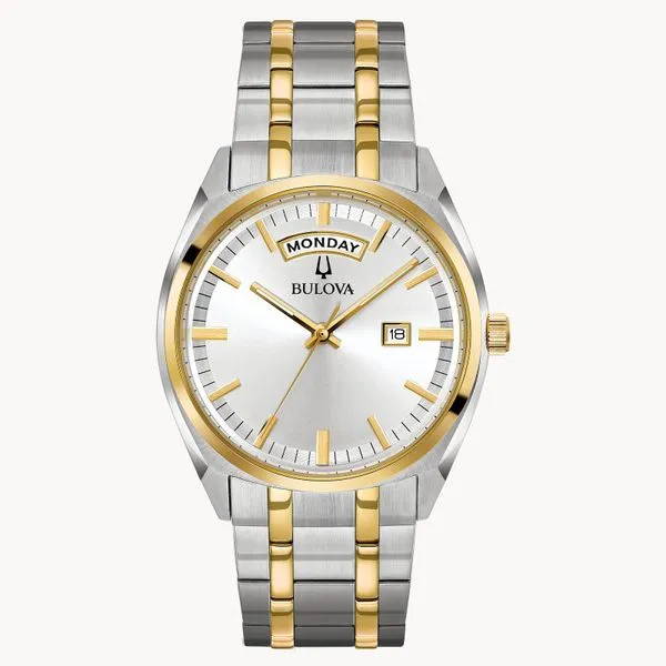 Bulova Classic Surveyor Two-Tone Men's Watch Geralds Jewelry Oak Harbor, WA