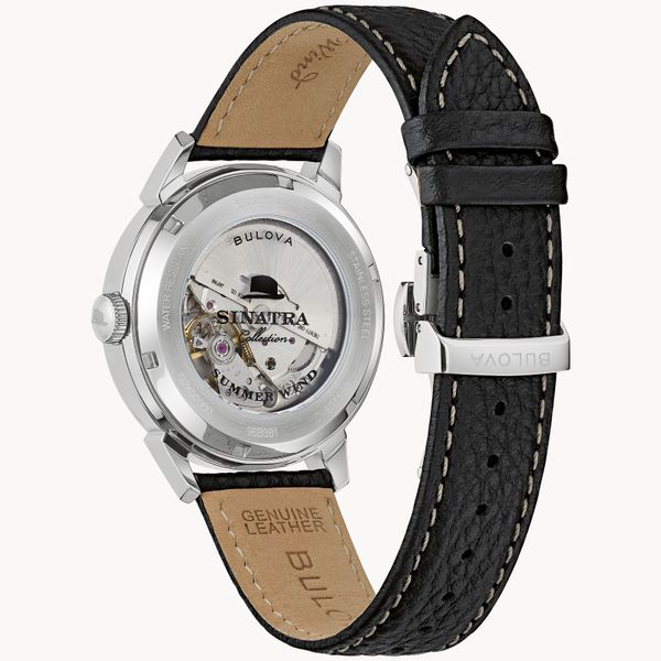 Bulova Men's Summer Wind Frank Sinatra Watch Image 3 Geralds Jewelry Oak Harbor, WA