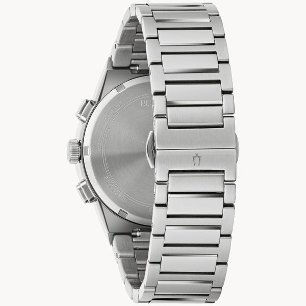 Bulova Men's Modern Millennia Black Dial Watch Image 3 Geralds Jewelry Oak Harbor, WA