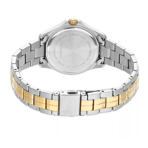 Ladies Citizen Two-Tone Stainless Steel Crystal Dial Quartz Watch Image 2 Geralds Jewelry Oak Harbor, WA