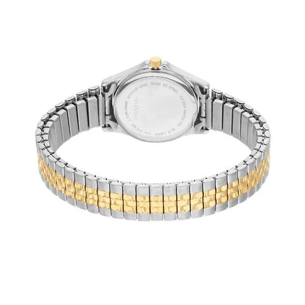 Ladies Citizen Two-Tone Expansion Band Watch Image 2 Geralds Jewelry Oak Harbor, WA
