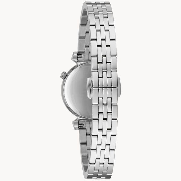 Bulova Ladies Classic Regatta Silver-Tone Watch Image 3 Geralds Jewelry Oak Harbor, WA