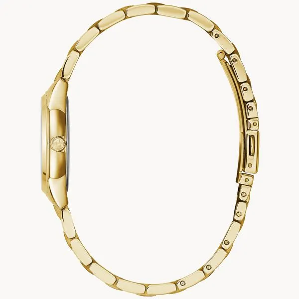 Bulova Ladies Classic Sutton Yellow-Tone Watch Image 2 Geralds Jewelry Oak Harbor, WA