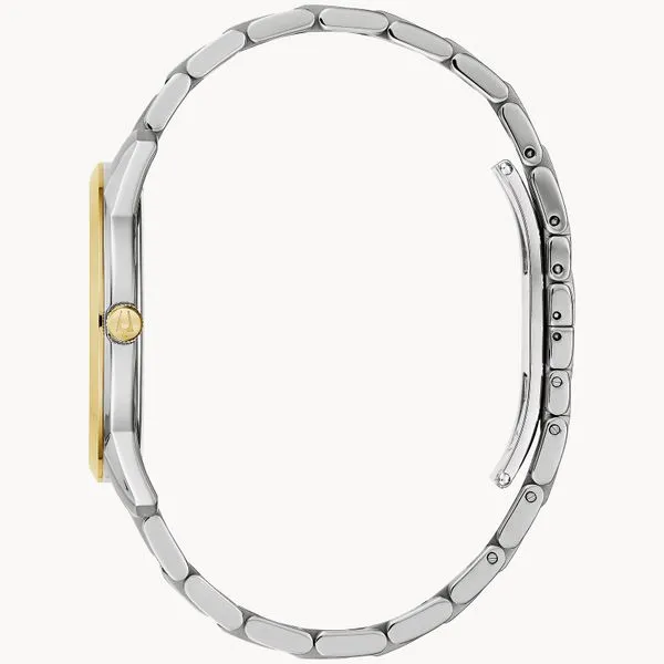 Bulova Diamond Classic Sutton Two Tone Watch Image 2 Geralds Jewelry Oak Harbor, WA